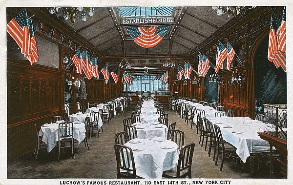 Luchows Famous Restaurant, New York City, USA