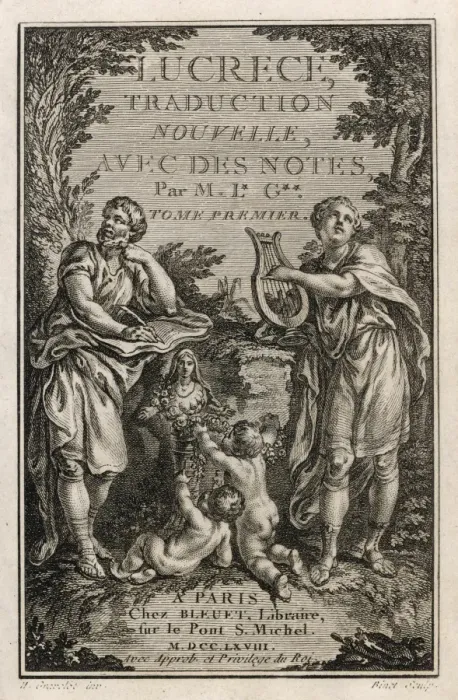 Framed Print : Lucretius Title Page Framed Print : Lucretius Title Page