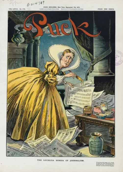 Framed Print : The Lucrezia Borgia of journalism Framed Print : The Lucrezia Borgia of journalism