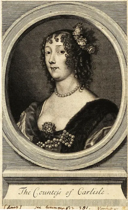 Framed Print : Lucy Hay, Countess of Carlisle, English courtier to King Charles Framed Print : Lucy Hay, Countess of Carlisle, English courtier to King Charles