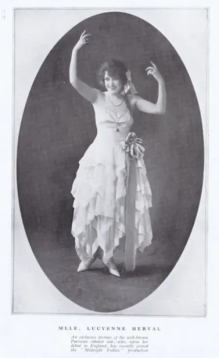 Framed Print : Lucyenne Herval, a well-known Parisian cabaret star Framed Print : Lucyenne Herval, a well-known Parisian cabaret star