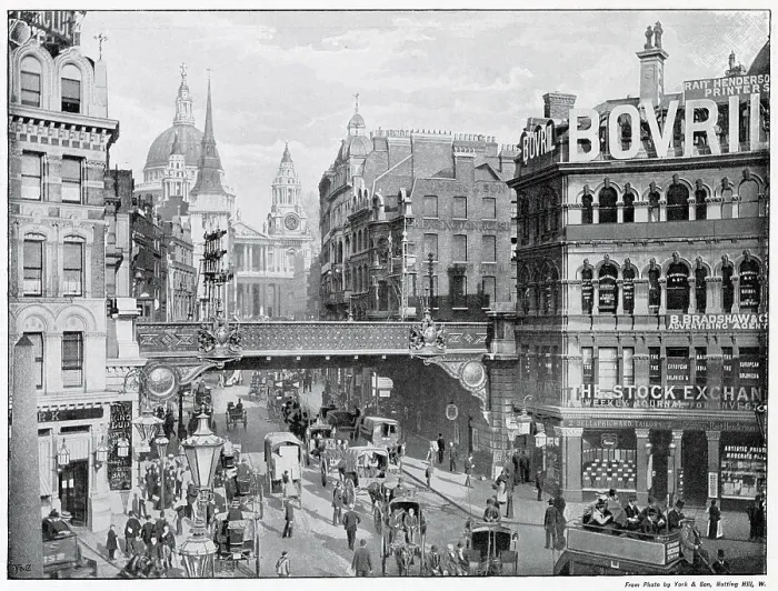 Framed Print : Ludgate Circus 1901 Framed Print : Ludgate Circus 1901