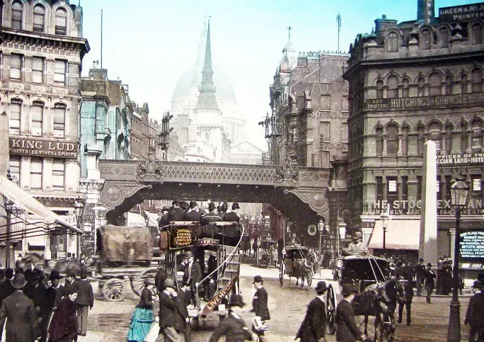 Framed Print : Ludgate Circus, London Framed Print : Ludgate Circus, London