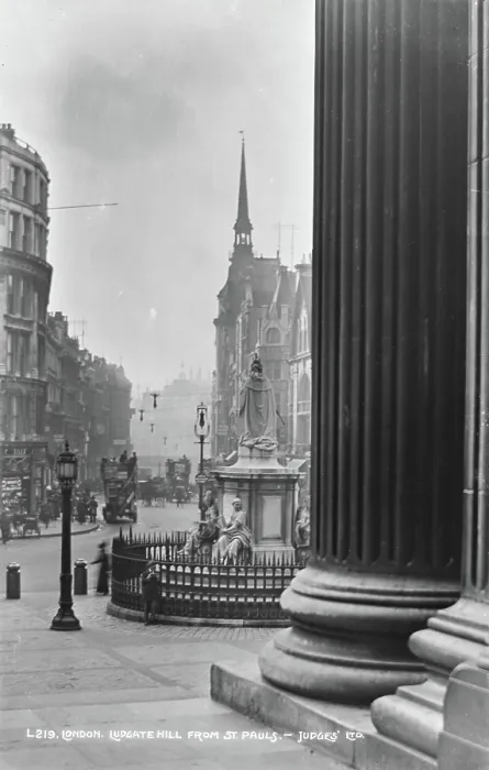 Framed Print : Ludgate Hill from St. Paul's Framed Print : Ludgate Hill from St. Paul's