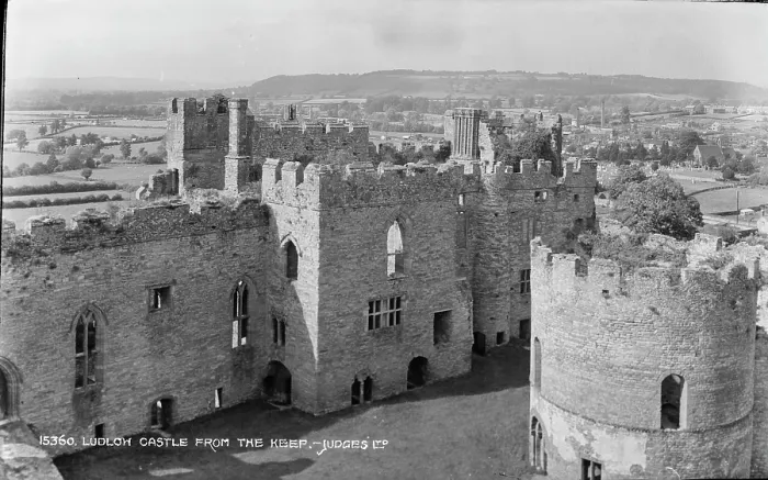 Framed Print : Ludlow Castle from the Keep Framed Print : Ludlow Castle from the Keep