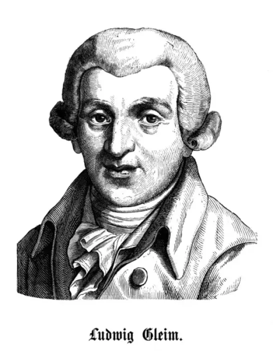 Framed Print : Ludwig Gleim - 2 Framed Print : Ludwig Gleim - 2