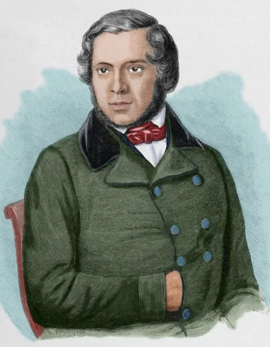 Framed Print : Ludwig Ha?o?ߵsser (1818A?o??n?1867). Was a German histo Framed Print : Ludwig Ha?o?ߵsser (1818A?o??n?1867). Was a German histo