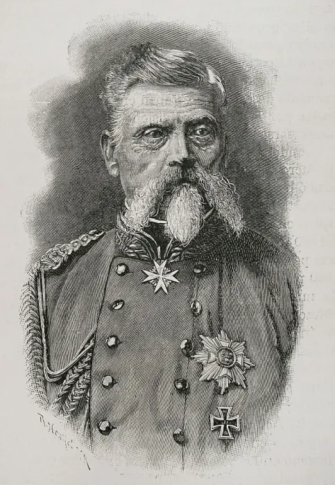 Framed Print : Ludwig von der Tann (1815-1881). Bavarian general Framed Print : Ludwig von der Tann (1815-1881). Bavarian general
