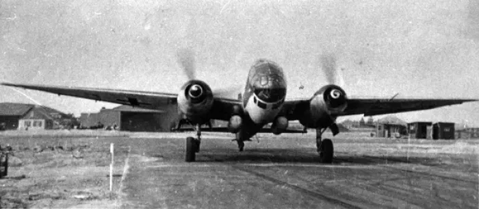 Framed Print : Luftwaffe Junkers Ju188E-1 taxying Framed Print : Luftwaffe Junkers Ju188E-1 taxying