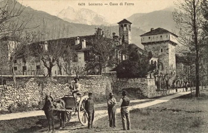 Framed Print : Lugano, Switzerland - Casa di Ferro Framed Print : Lugano, Switzerland - Casa di Ferro