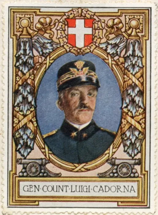 Framed Print : Luigi Cadorna / Stamp Framed Print : Luigi Cadorna / Stamp