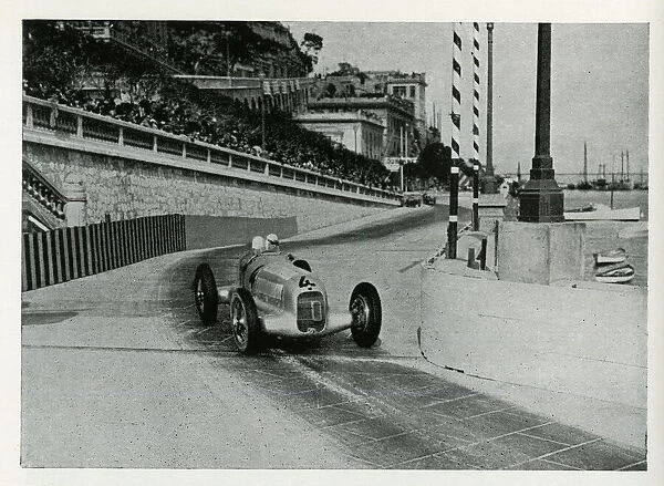 Luigi Fagioli, winner of the Monaco Grand Prix
