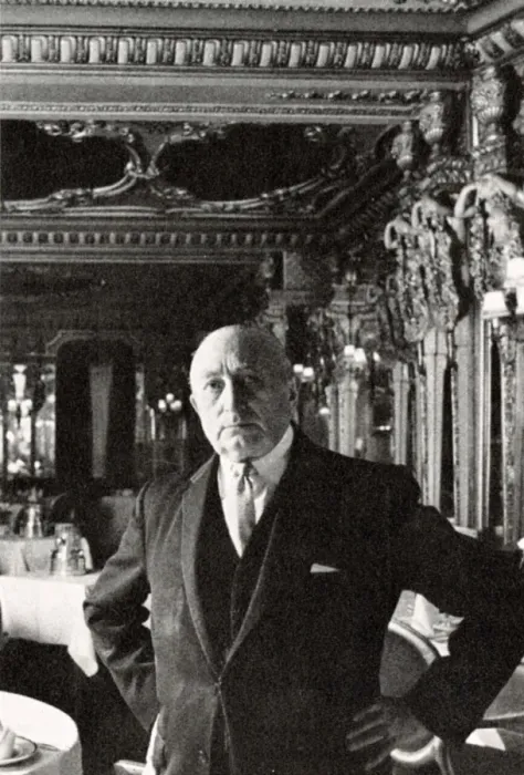Framed Print : Luigi - manager of Cafe Royal grill room