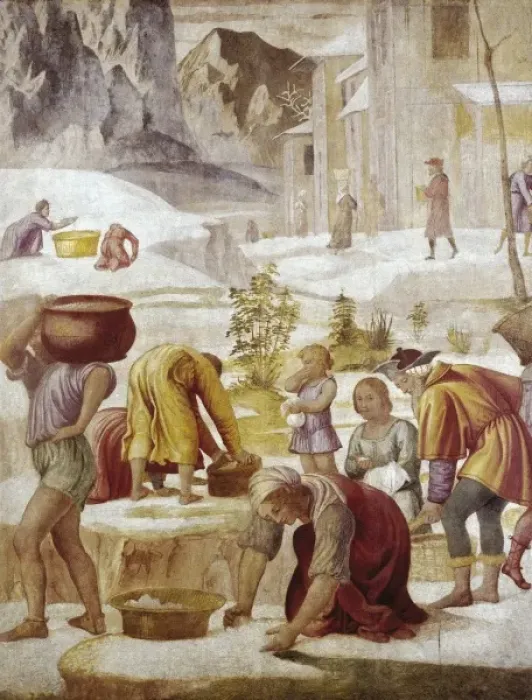 Framed Print : LUINI, Bernardino (1480-1532). The Gathering Framed Print : LUINI, Bernardino (1480-1532). The Gathering