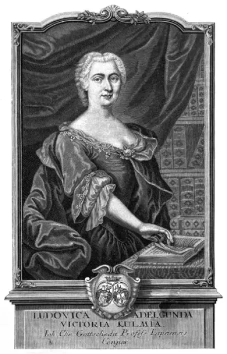 Framed Print : Luise Adelgund Gottsched Framed Print : Luise Adelgund Gottsched