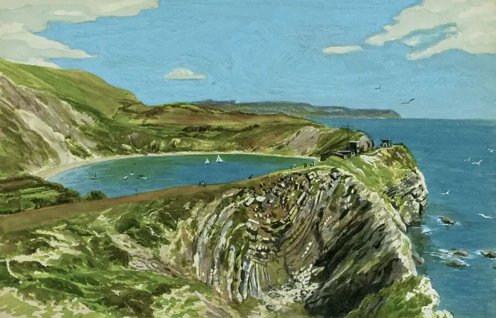 Framed Print : Lulworth Cove, Lulworth, Dorset Framed Print : Lulworth Cove, Lulworth, Dorset