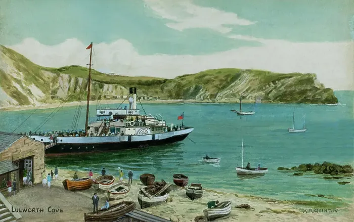 Framed Print : Lulworth Cove, Lulworth, Dorset Framed Print : Lulworth Cove, Lulworth, Dorset