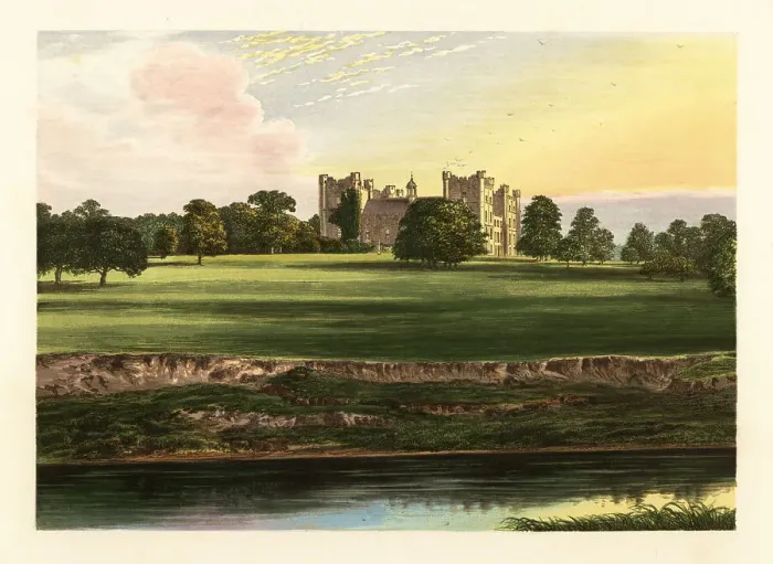 Framed Print : Lumley Castle, Durham, England Framed Print : Lumley Castle, Durham, England