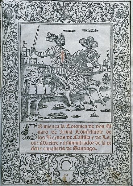LUNA, Alvaro de (1390-1453). Spanish politician