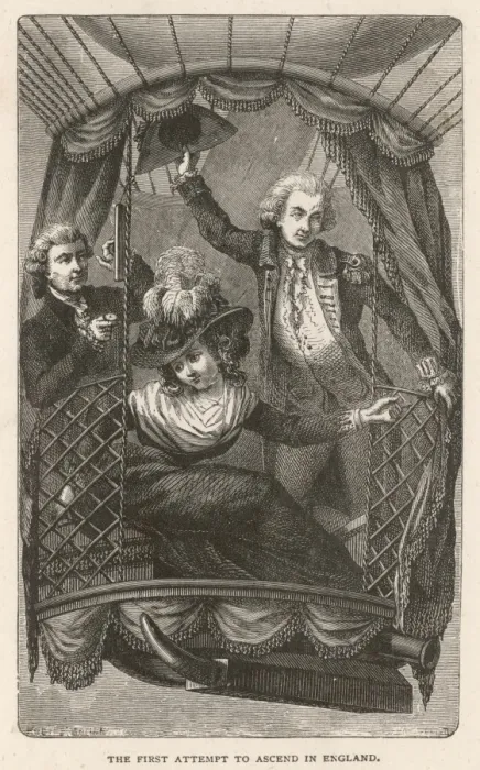 Framed Print : LUNARDIs BALLOON 1784 Framed Print : LUNARDIs BALLOON 1784