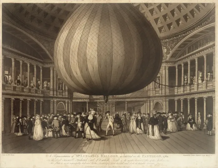 Framed Print : Lunardis balloon, Pantheon Framed Print : Lunardis balloon, Pantheon