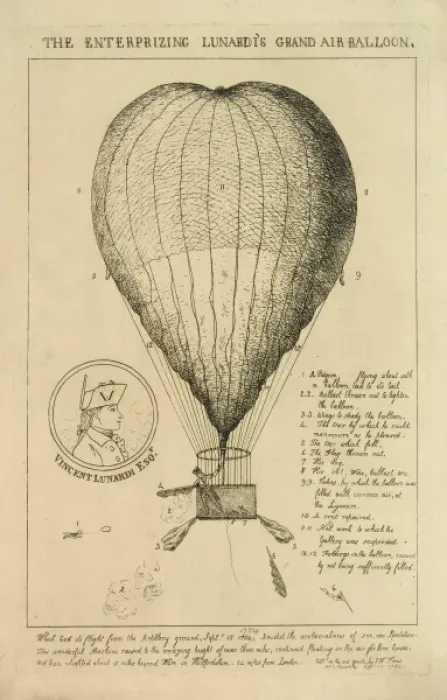Framed Print : Lunardis grand air balloon Framed Print : Lunardis grand air balloon