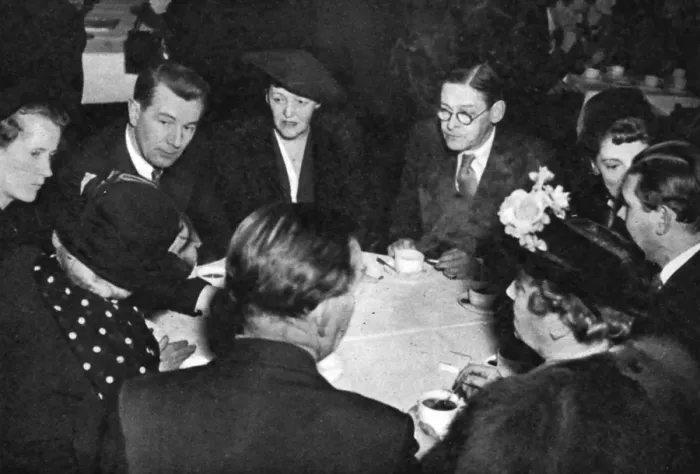 Framed Print : Luncheon of Anglo-Swedish Society with T. S. Eliot Framed Print : Luncheon of Anglo-Swedish Society with T. S. Eliot