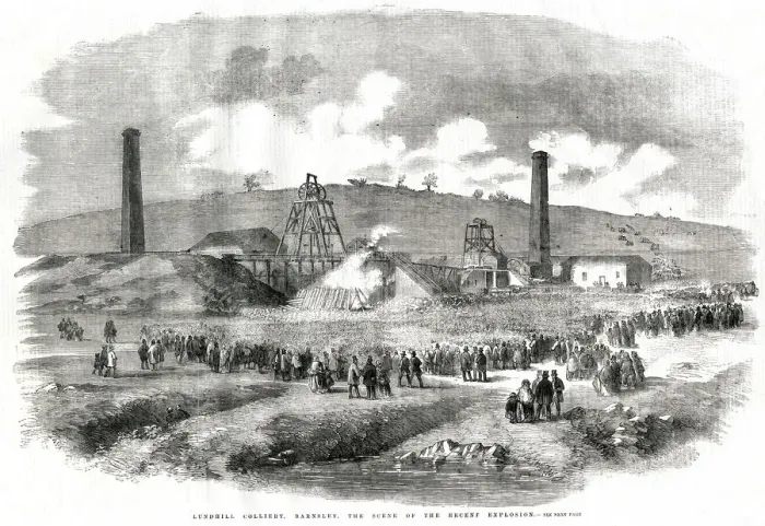Framed Print : Lung Hill Colliery 1857 Framed Print : Lung Hill Colliery 1857