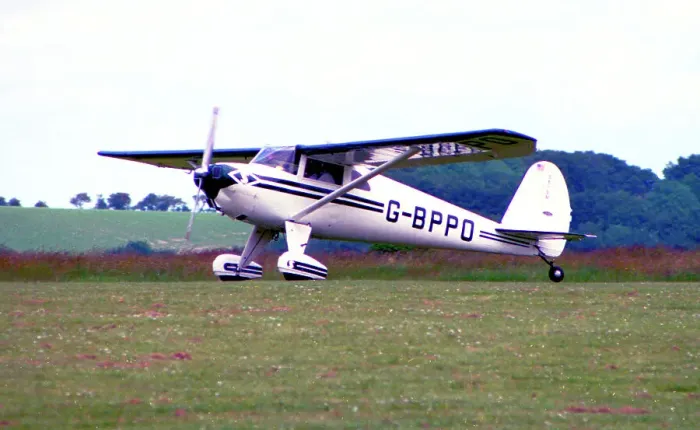 Framed Print : Luscombe 8A Silvaire G-BPPO Framed Print : Luscombe 8A Silvaire G-BPPO