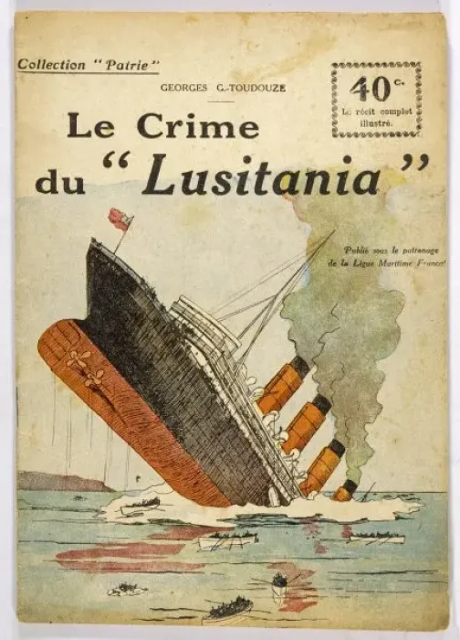 Framed Print : Lusitania Sinks Framed Print : Lusitania Sinks
