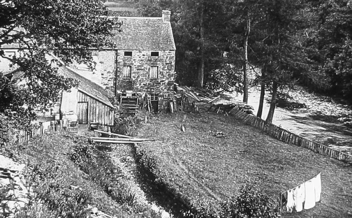 Framed Print : Luss Mill Loch Lomond Victorian period Framed Print : Luss Mill Loch Lomond Victorian period