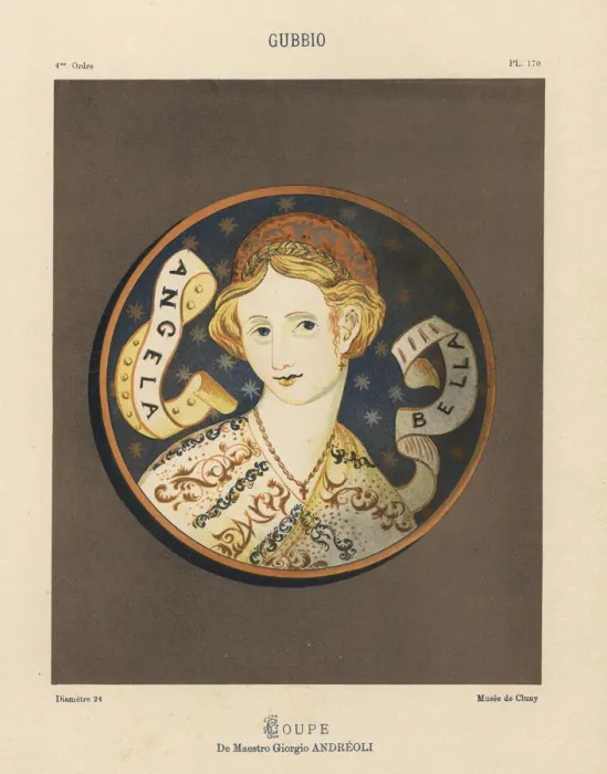 Framed Print : Lusterware dish by the Renaissance master Framed Print : Lusterware dish by the Renaissance master