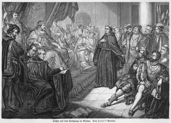 Framed Print : Luther at Diet of Worms Framed Print : Luther at Diet of Worms
