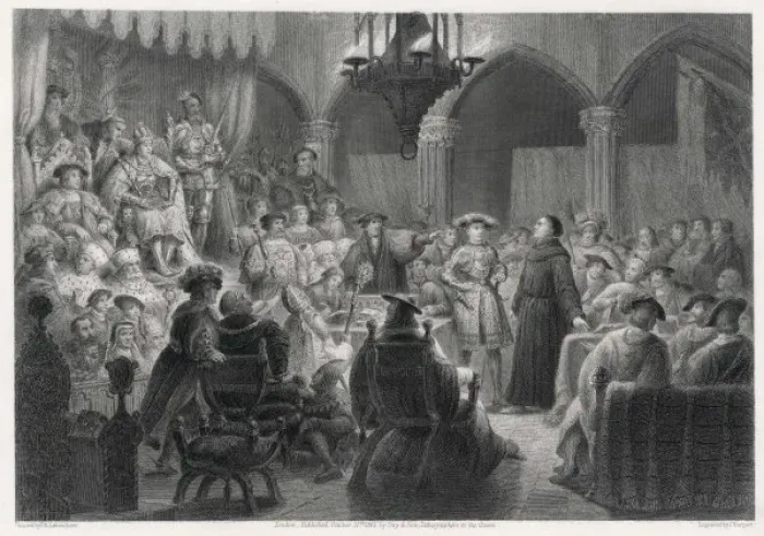 Framed Print : Luther at Diet of Worms Framed Print : Luther at Diet of Worms