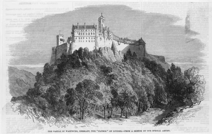 Framed Print : Luther, Wartburg Framed Print : Luther, Wartburg