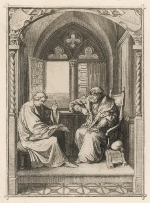 Framed Print : Luther and Zwingli Framed Print : Luther and Zwingli
