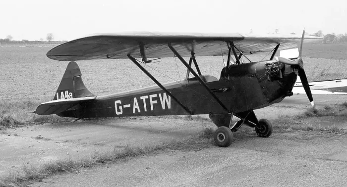 Framed Print : Luton LA. 4a Minor G-ATFW Framed Print : Luton LA. 4a Minor G-ATFW