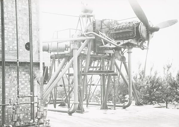 Luton test stand with Sabre engine