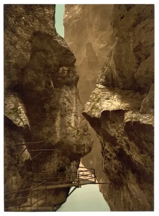 Framed Print : Lutschinen, Aare Ravine, II, Bernese Oberland, Switzerland Framed Print : Lutschinen, Aare Ravine, II, Bernese Oberland, Switzerland