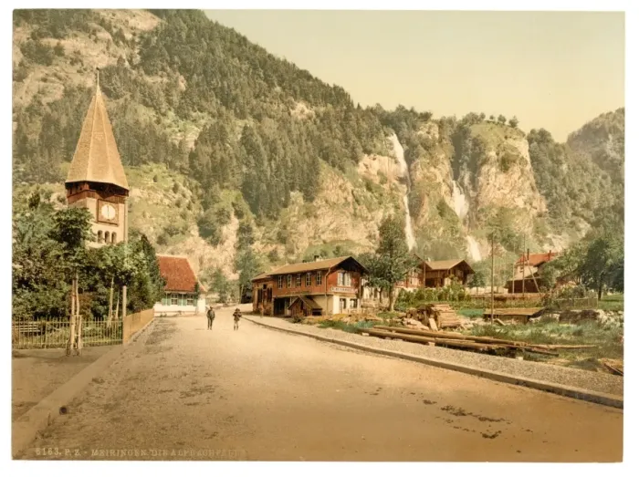 Framed Print : Lutschinen, Alpbach Falls, Bernese Oberland, Switzerland Framed Print : Lutschinen, Alpbach Falls, Bernese Oberland, Switzerland