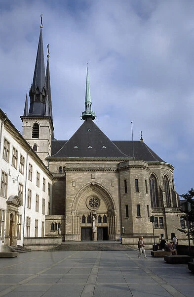 Luxembourg City. Notre-Dame Cathedrale