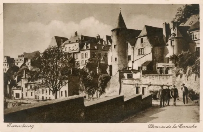 Framed Print : Luxembourg - The Ledge Path Framed Print : Luxembourg - The Ledge Path