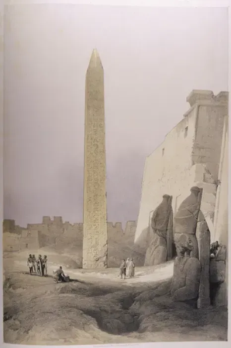 Framed Print : Luxor (Roberts) 1846 Framed Print : Luxor (Roberts) 1846