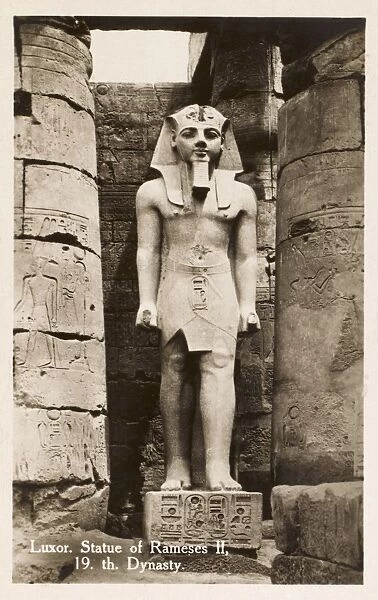 Luxor Temple Complex, Egypt - Statue of Pharoah Rameses II