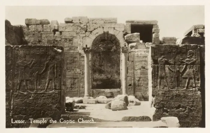 Framed Print : Luxor Temple Complex - Late Roman era Church Framed Print : Luxor Temple Complex - Late Roman era Church