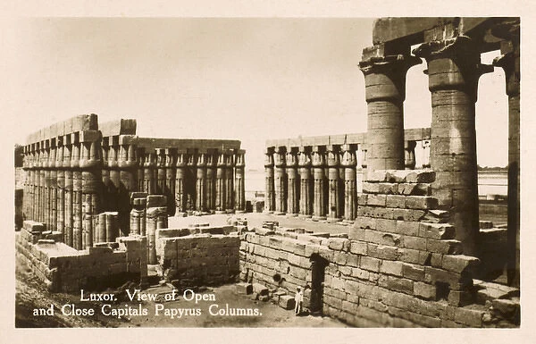Luxor Temple Complex - Papyrus Columns of Amenhotep III