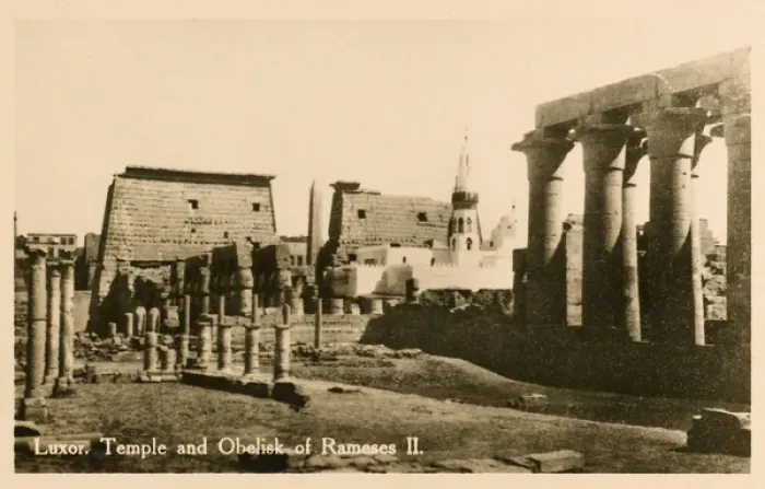 Framed Print : Luxor Temple Complex - Temple and Obelisk of Rameses II Framed Print : Luxor Temple Complex - Temple and Obelisk of Rameses II