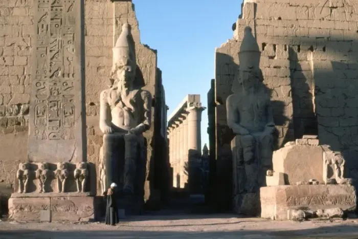Framed Print : Luxor Temple (Detail) Framed Print : Luxor Temple (Detail)