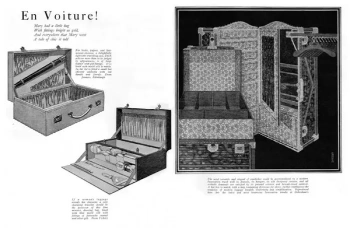 Framed Print : The luxury of luggage, 1927 Framed Print : The luxury of luggage, 1927