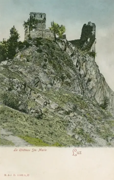 Framed Print : Luz Valley, France - The Castle of St Marie Framed Print : Luz Valley, France - The Castle of St Marie